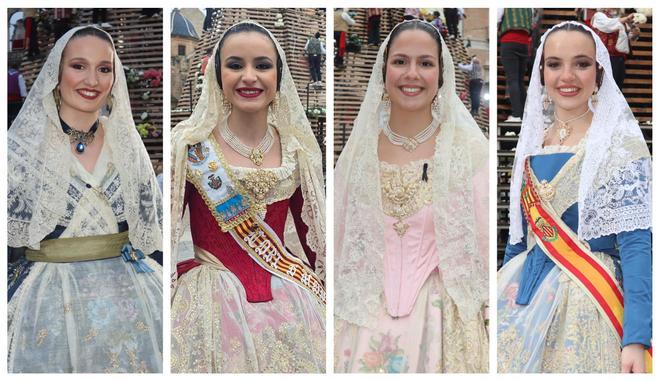 Galería de Falleras Ilustres en la Ofrenda 2025 (1/4)