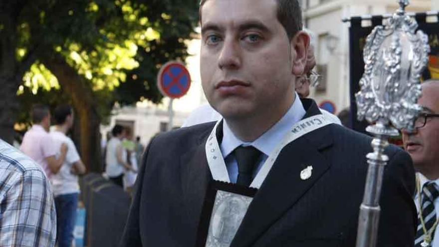 Enrique Calvo, presidente de la Cofradía del Carmen de San Isidoro.