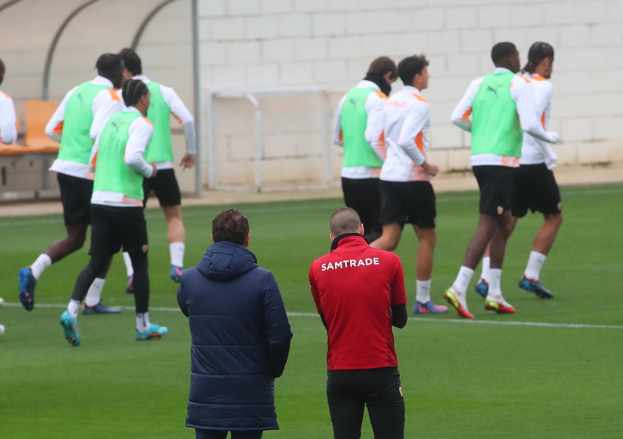 Así ha sido el entrenamiento de hoy del Valencia CF