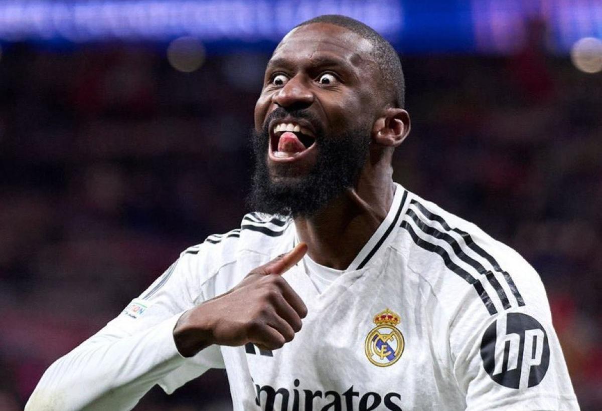 El gesto de Rüdiger a la afición del Atlético de Madrid