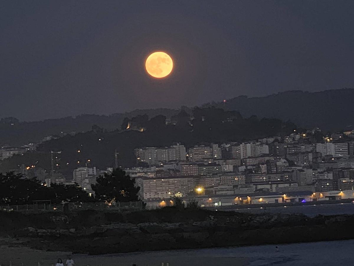 La luna llena de este 1 de julio.