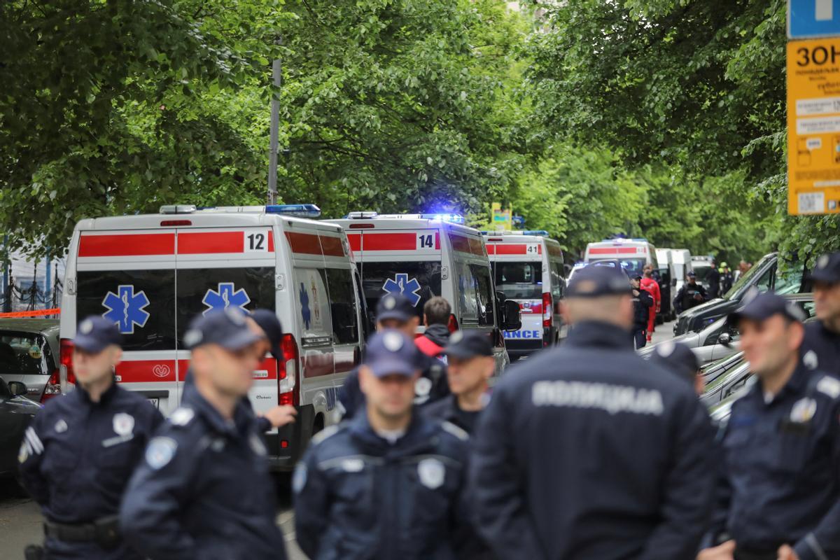 Masacre en una escuela de Belgrado