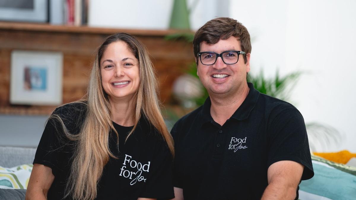 Albane Sabatier y Josep Casas, fundadores de Food for Joe.