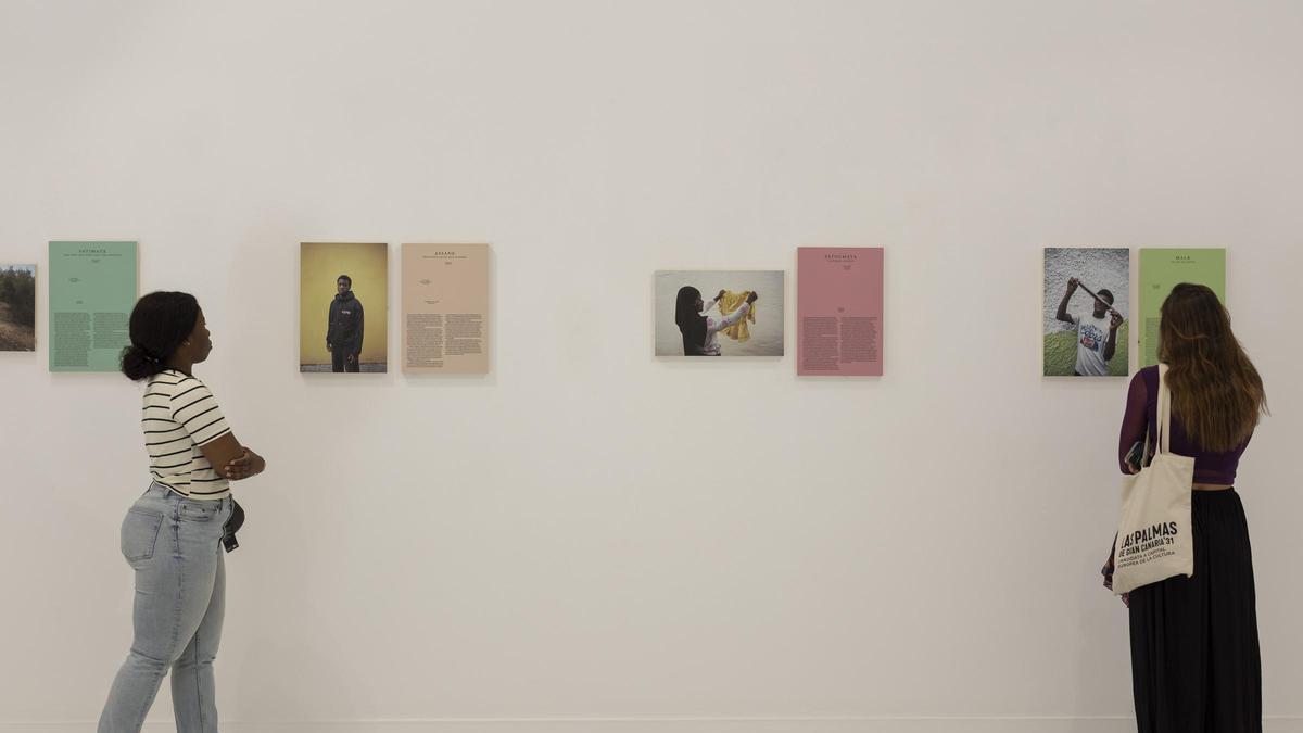 Parte de la exposición 'Travesías' en Casa África.