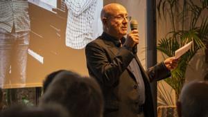 Joan Manuel Tresserras, exconseller de Cultura i nou president del  Taller de Músics, ahir durant la presentació del llibre commemoratiu. | SANDRA ROMAN