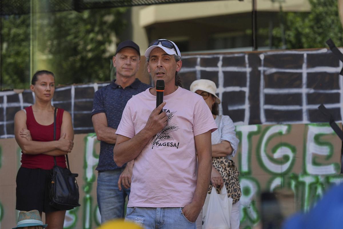 Les imatges de la protesta contra els Macroprojectes energètics
