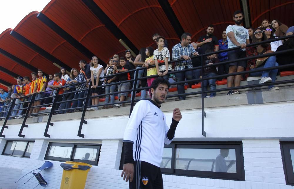 Espectacular entrenamiento del Valencia CF