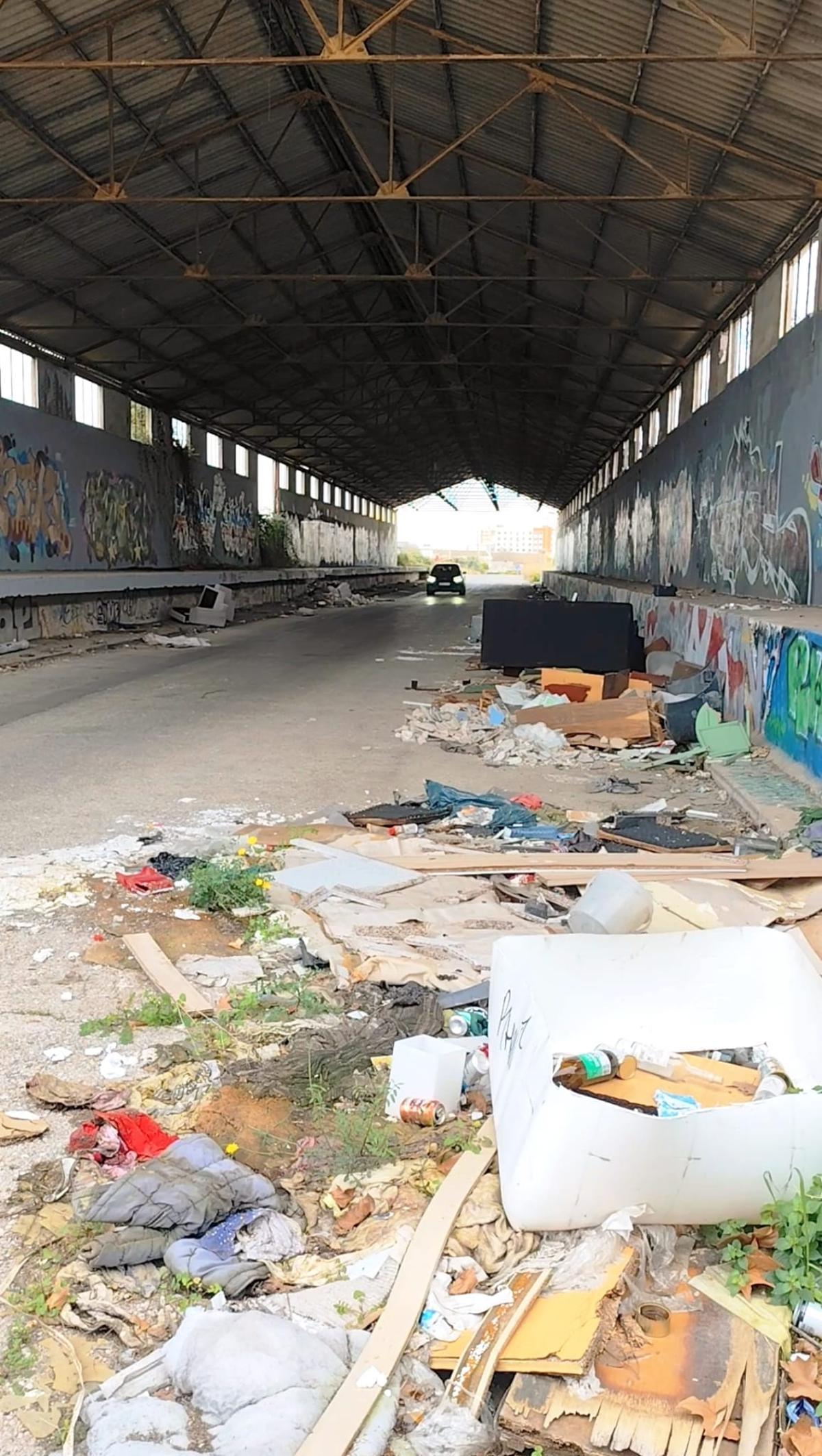 Situación actual de la báscula de camiones.