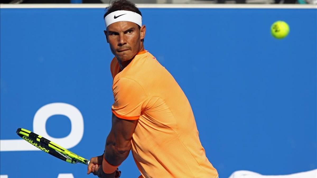 Rafa Nadal vuelve a sentirse competitivo en una pista