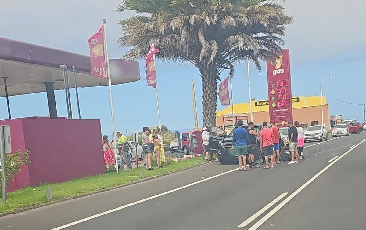 Colisión en La Guancha