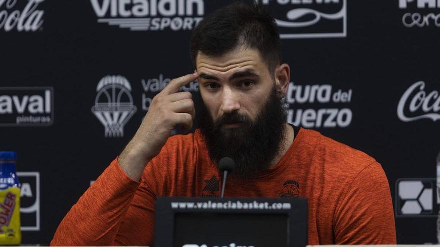 Carta de despedida de Bojan Dubljevic del Valencia Basket