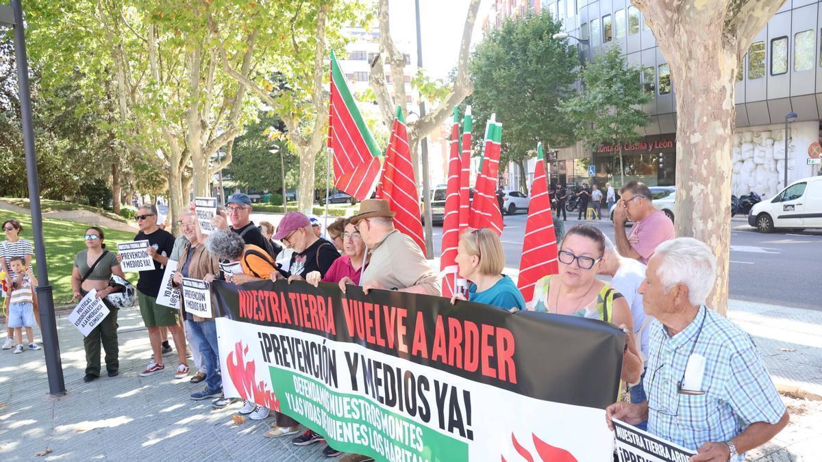 VÍDEO | Así ha sido la movilización a causa de los fuegos en la provincia de Zamora
