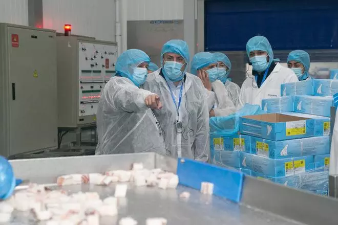 Formoso sitúa a Congalsa como exemplo do potencial industrial e alimentario do Barbanza