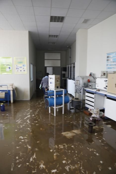 La inundación causa daños por más de millón y medio de euros en la Politécnica