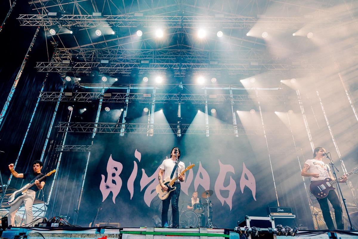 El concierto de Biznaga en el escenario Xacobeo 2027.