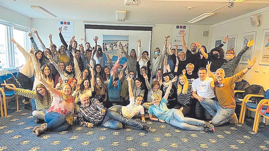 Imagen de los participantes en el curso realizado en Islandia el pasado mes de noviembre.