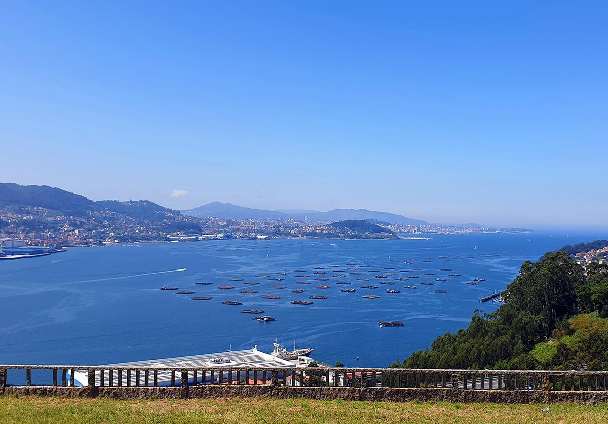 Vista desde Domaio, Moaña Vista desde Domaio, Moaña