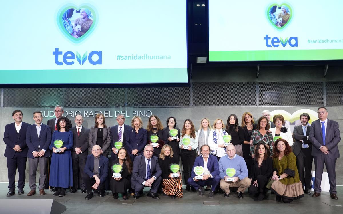 Los previos Humanizando la Sanidad de Teva han premiado este 2023 once proyectos entre los más de 100 presentados de toda España.