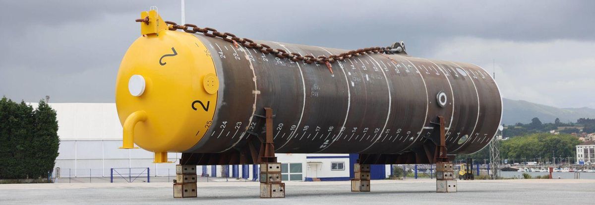 Una de las 20 grandes piezas de Idesa en la nueva explanada logística.