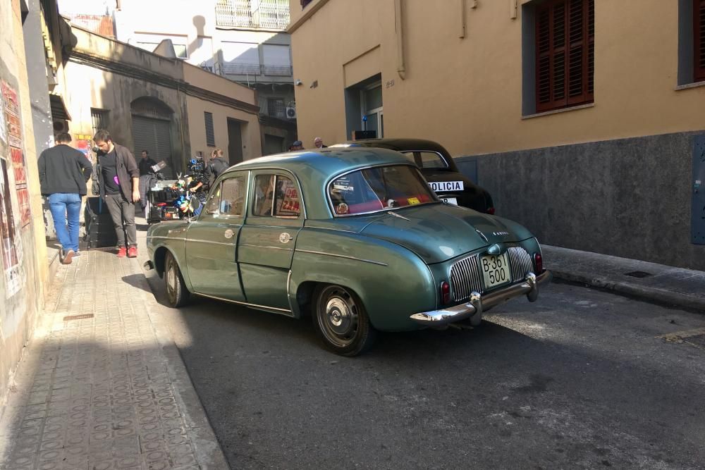 Dia de rodatge a Manresa d'«Hache», la nova sèrie de Netflix