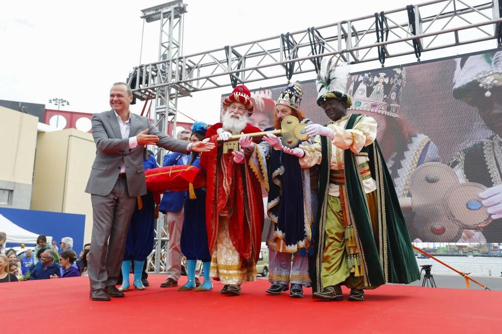 Llegada de los Reyes Magos a Las Palmas de Gran Canaria 2017