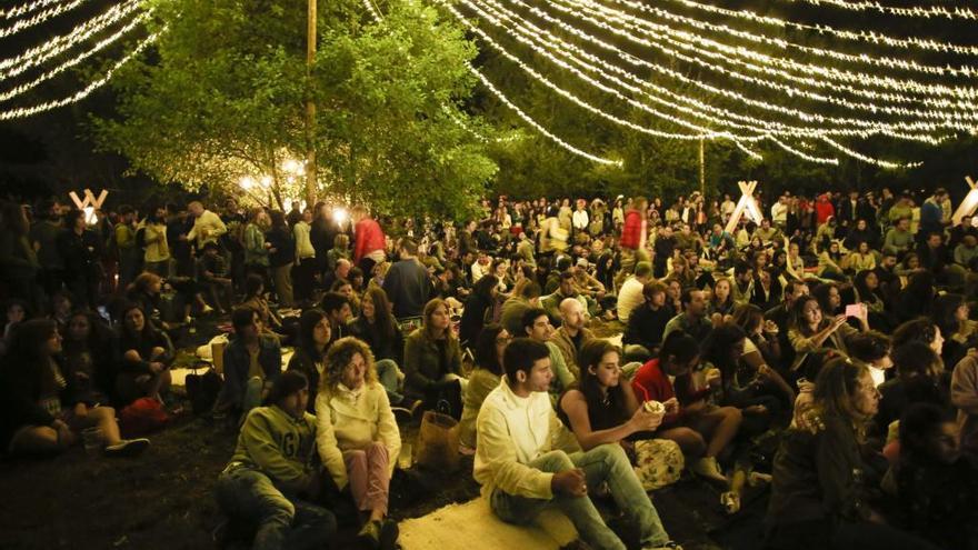 Ambiente en el festival.