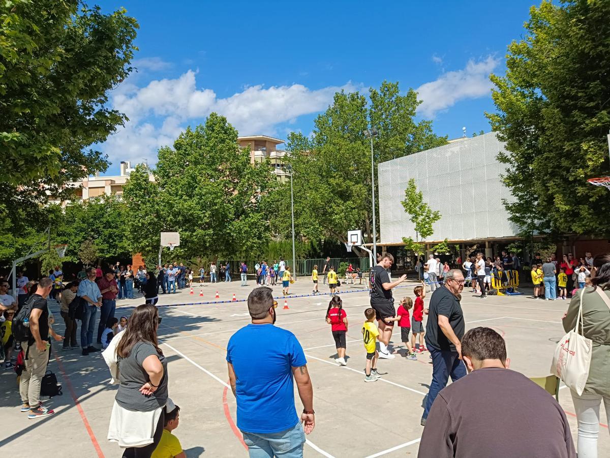 Jornada del circuito escolar de 3x3 en Ontinyent.
