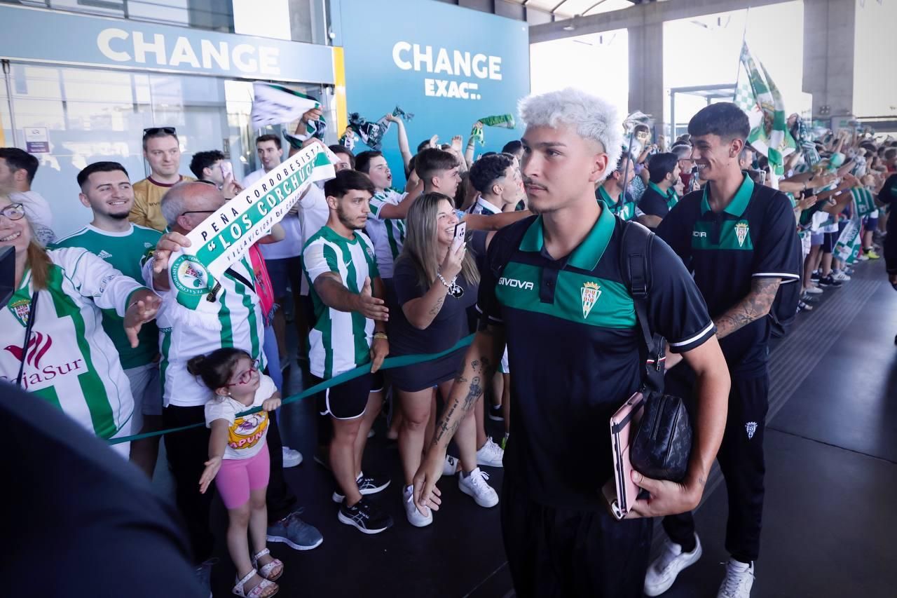 La despedida del equipo blanquiverde, en imágenes