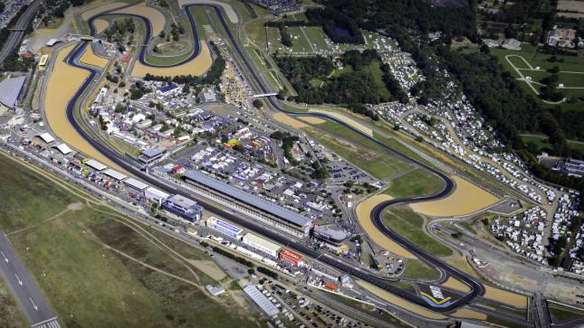 Imagen aérea del circutito de Le Mans