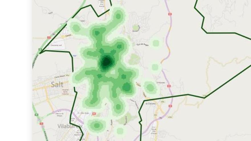 El moviments dels mòbils durant Temps de Flors