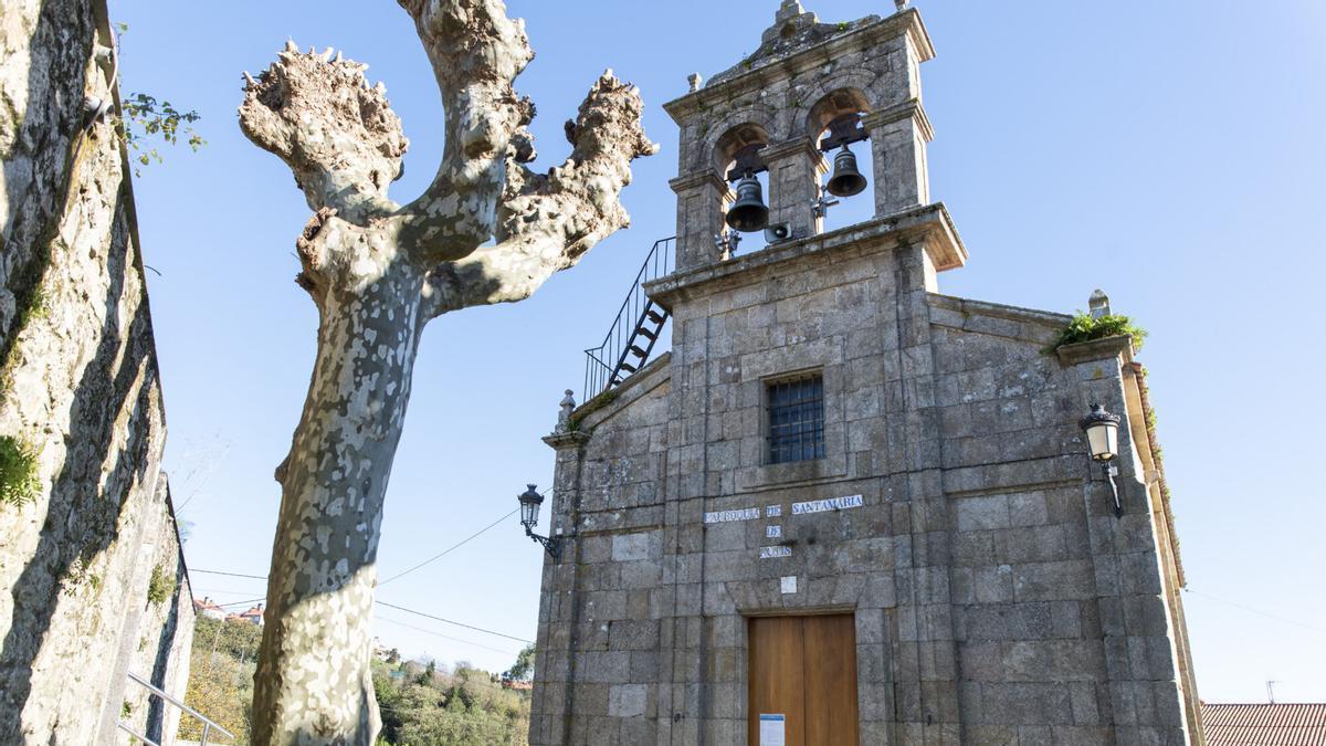 Iglesia de Santa María de Rutis, en Culleredo