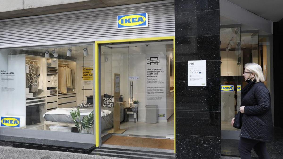 Botiga d’Ikea a Girona en una fotografia d’arxiu. | ANIOL RESCLOSA