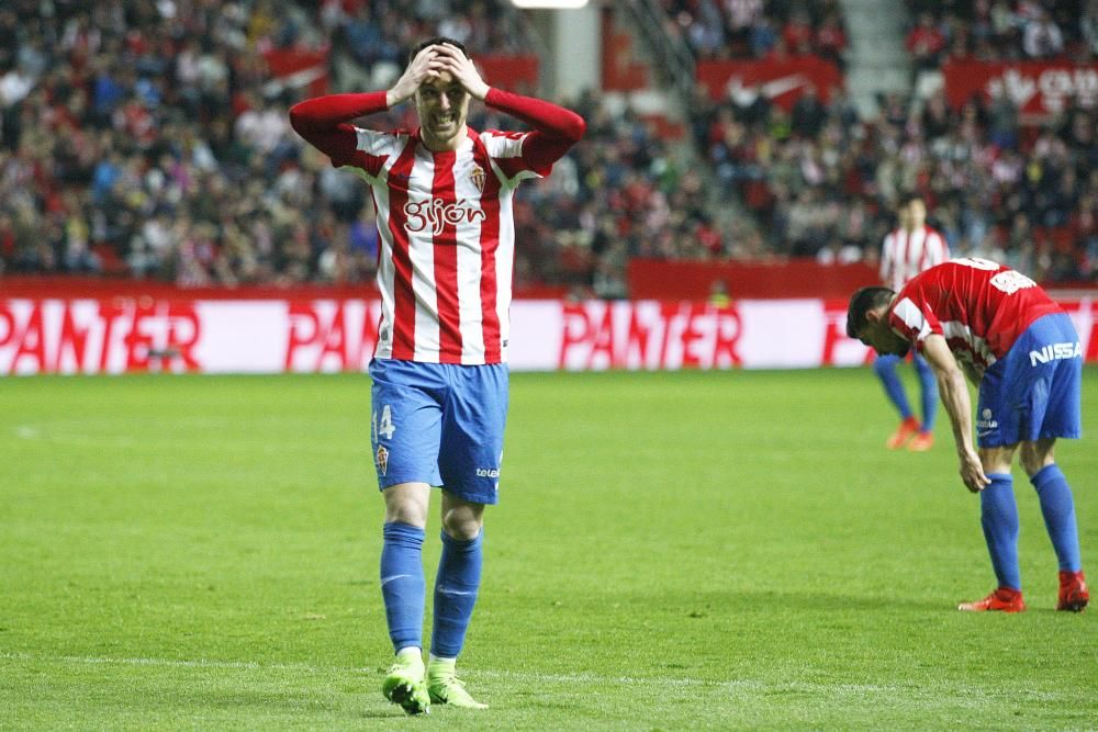 El partido entre el Sporting y el Celta, en imágenes