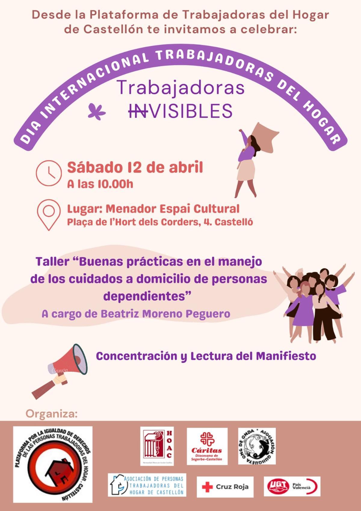 Cartel día internacional trabajadoras hogar 2025.