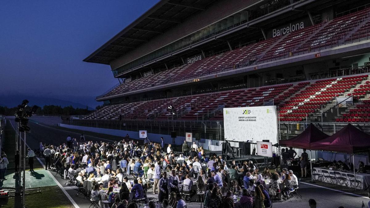 Cena solidaria en el Circuit de Barcelona