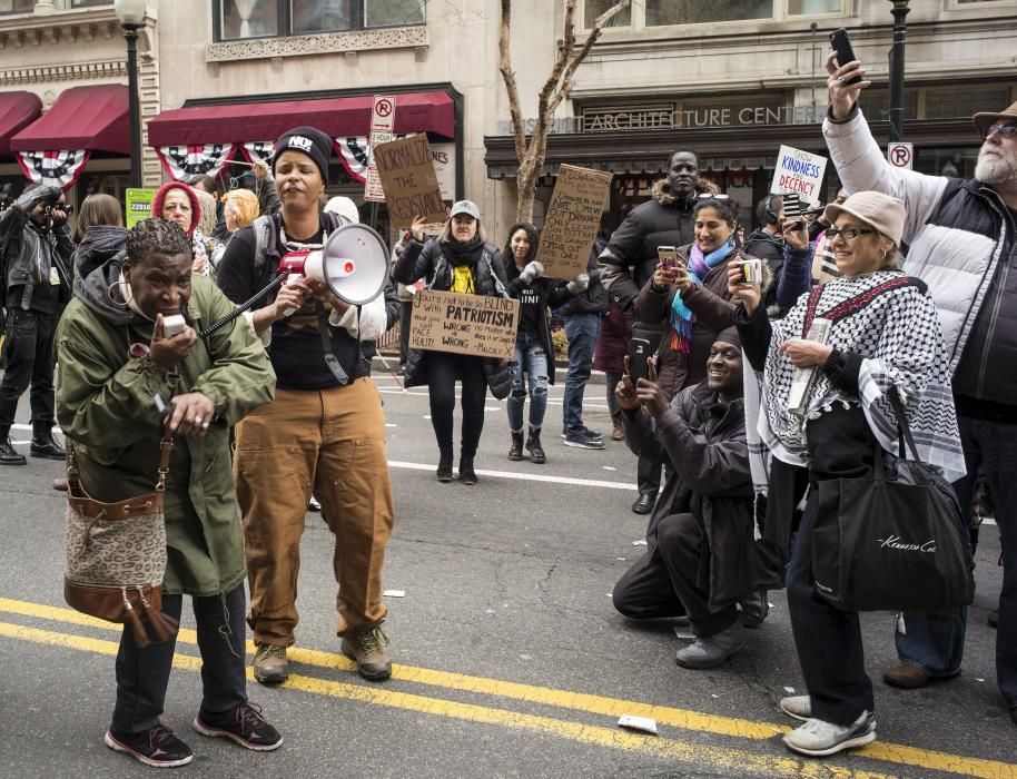 PROTESTAS CONTRA DONALD TRUMP EN WASHINGTON