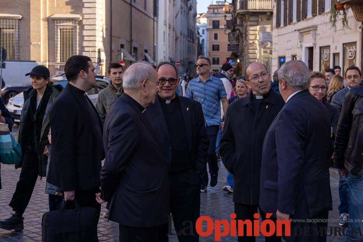 Así se ha vivido la presentación del Año Jubilar de Caravaca en Roma