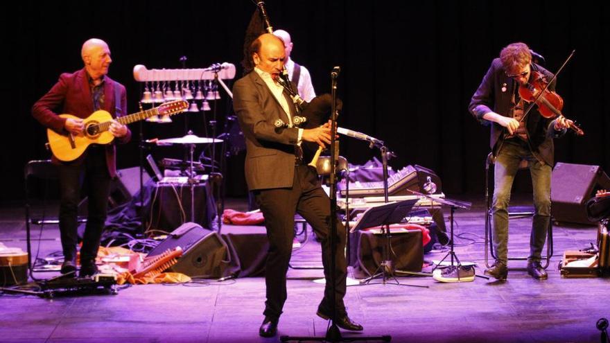 Carlos Núñez, en un concierto en Zamora.