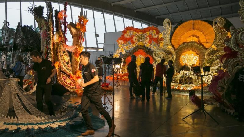 Backstage de la Gala de la Reina del Carnaval