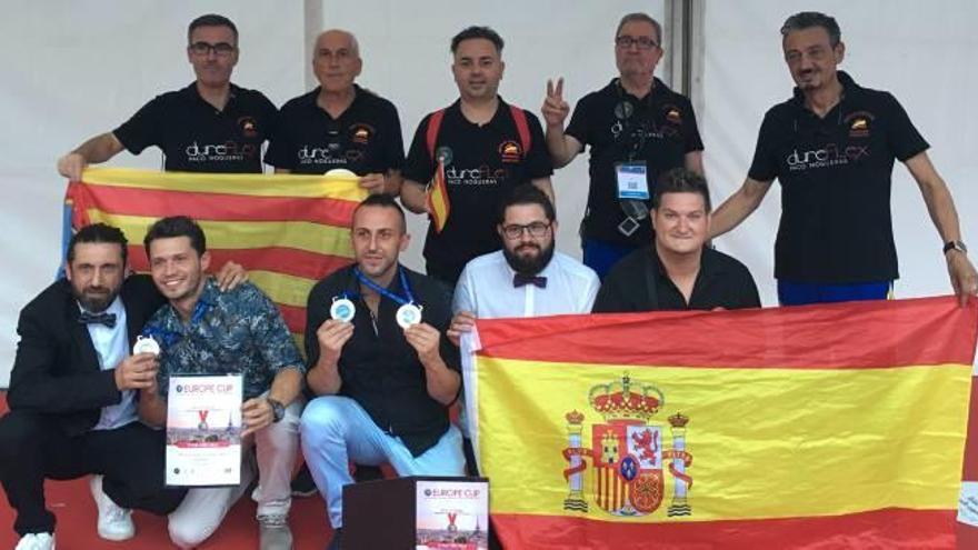 Un peluquero de Antella logra la medalla de bronce en un campeonato europeo