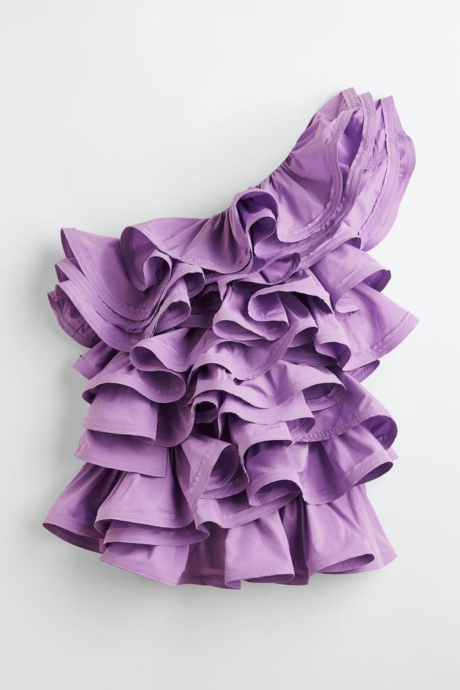 Minivestido con volantes de H&M