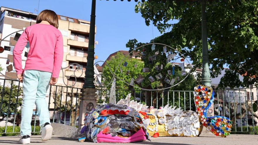 Escultura de material reciclado en un Artelixo anterior. |   // ALBA VILLAR