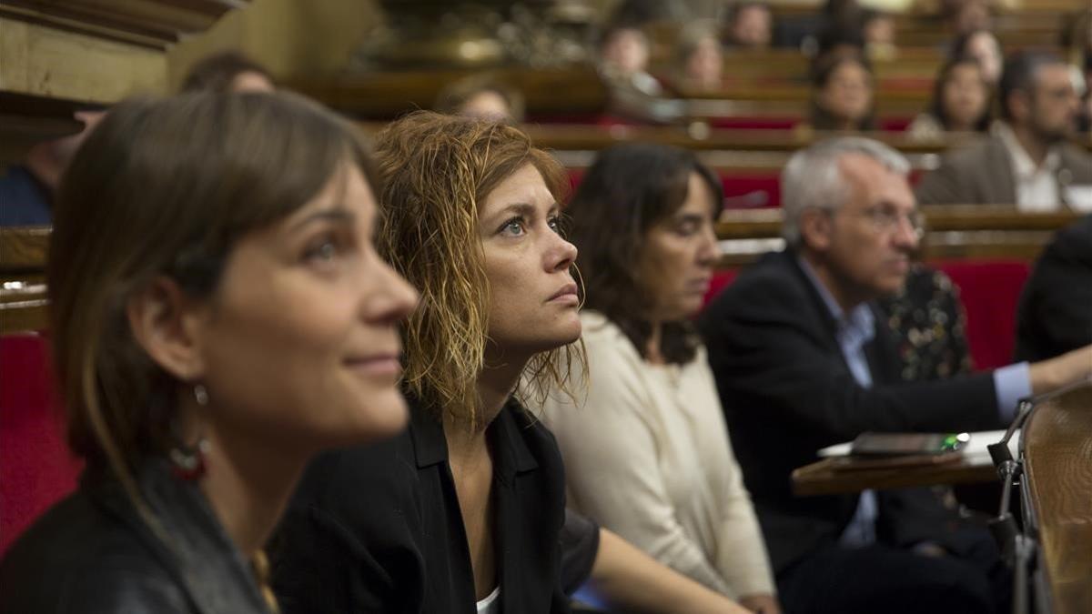 Diputados de Catalunya en Comú en el Parlament