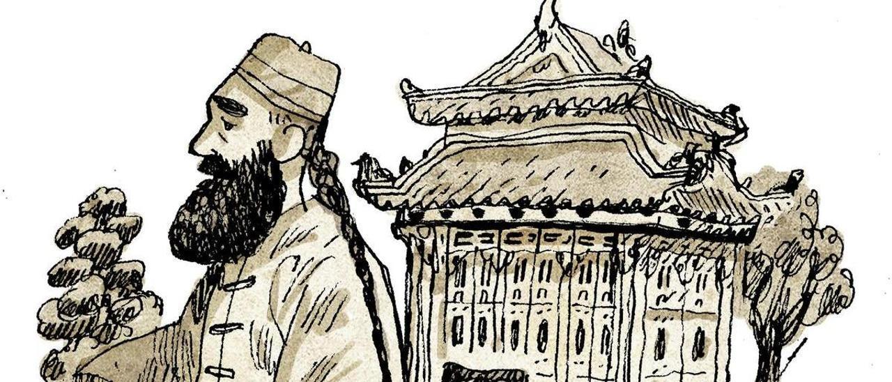 El viaje del fraile mierense a China, visto por Alfonso Zapico.