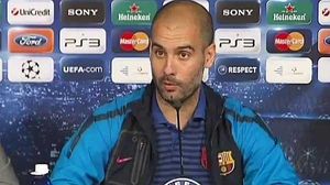 Pep Guardiola assegura en una roda de premsa que Mourinho és el {puto} amo.