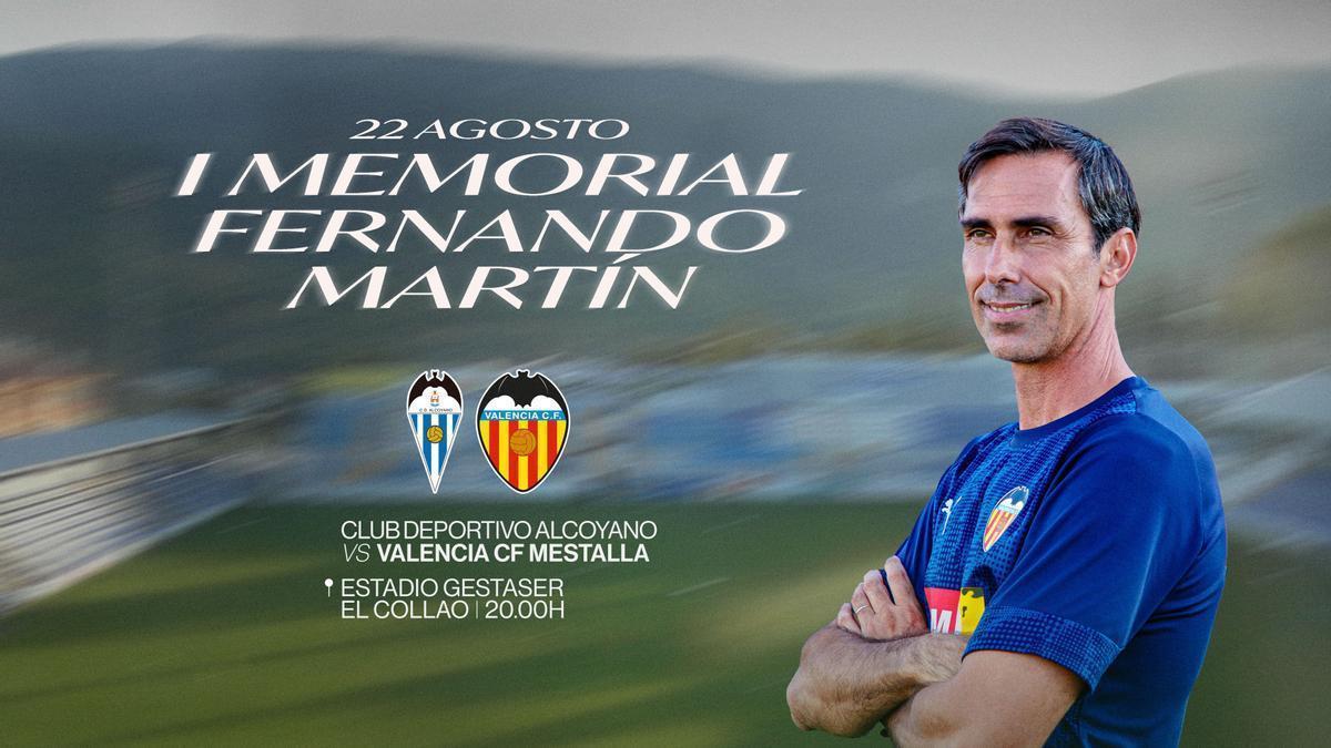 El CD Alcoyano y VCF Mestalla disputarán el I Memorial Fernando Martín