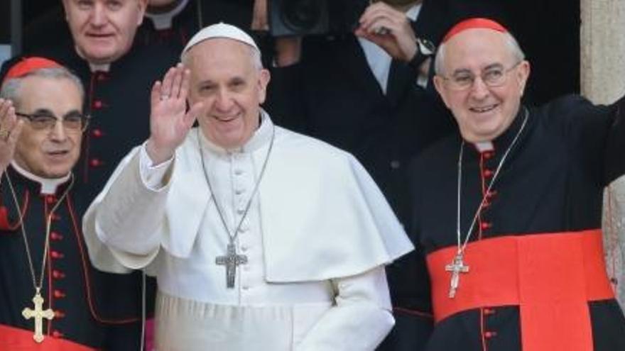 El papa Francesc a l&#039;església de Santa Maria Maggiore en la seva primera sortida del Vaticà com a nou pontífex aquest dijous al mati | Alessandro Bianchi - Reuters