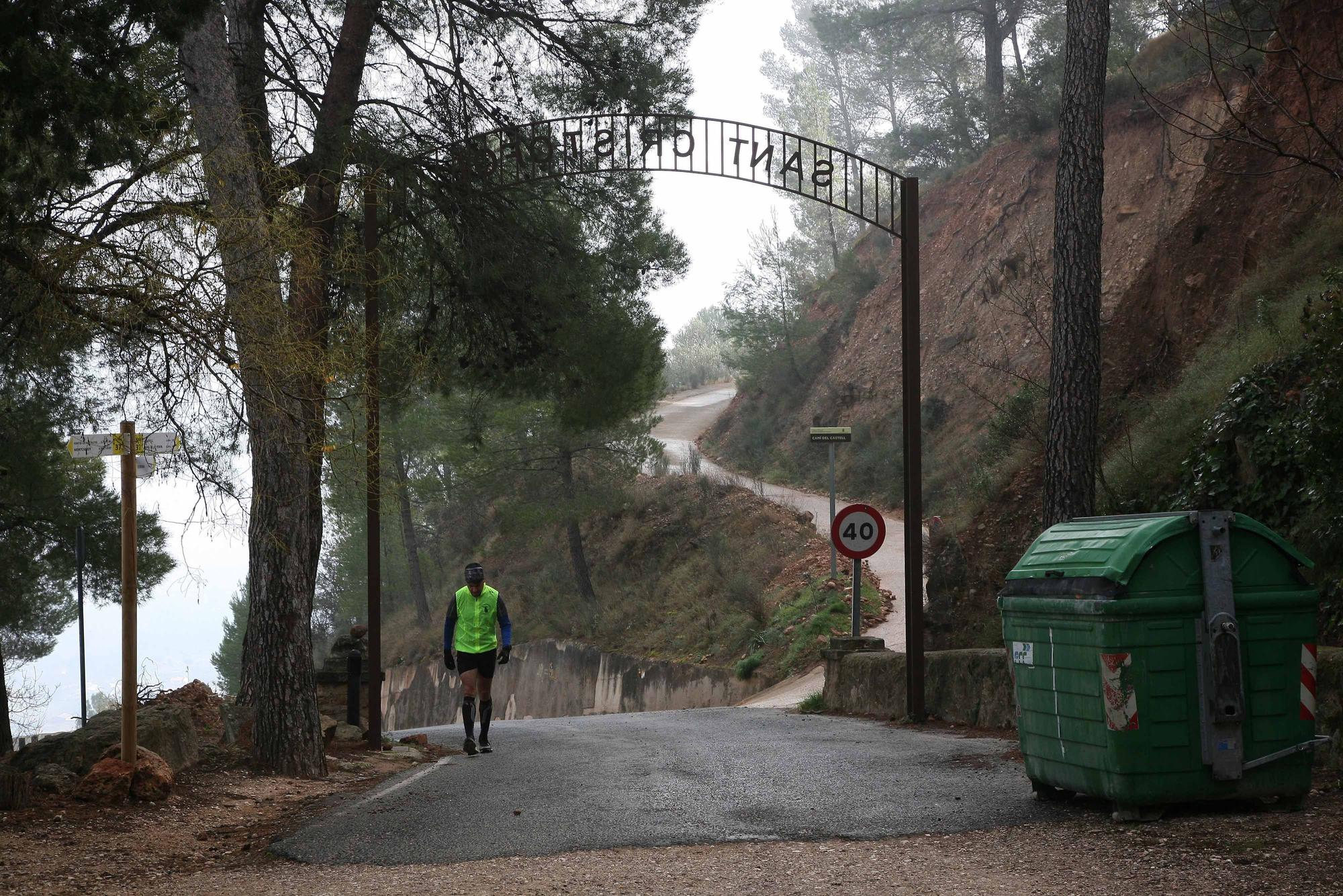 La niebla cubre algunas zonas de Alcoy y el Comtat