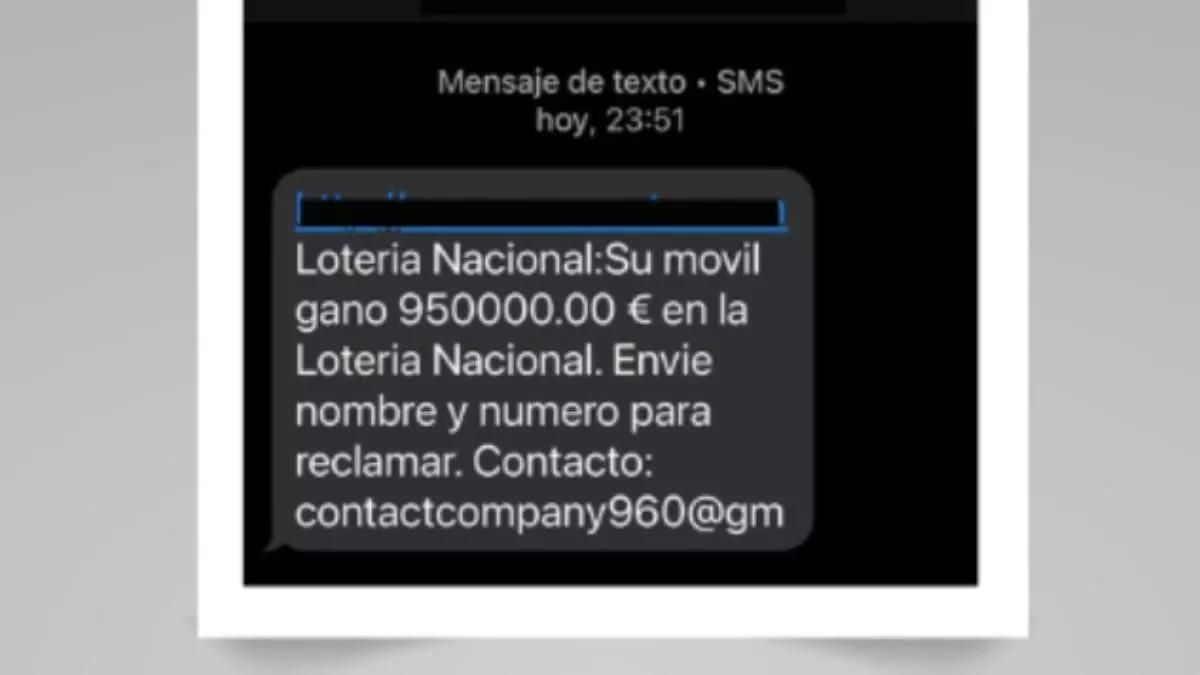 La Generalitat advierte de un nuevo fraude: "Se hace pasar por la Lotería Nacional"