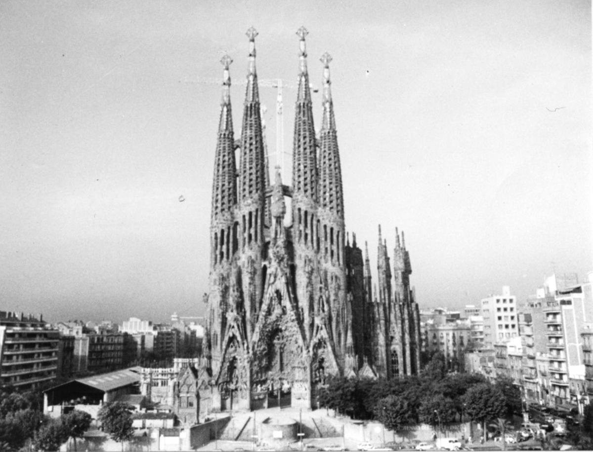 La Sagrada Familia, protagonista del documental Antonio Gaudí, del cineasta japonés Hiroshi Teshigahara.